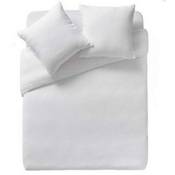 Housse de couette unie en gaze de coton, Tendresse