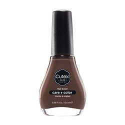 Cutex Nail Color Smalto Unghie Idratazione E Nutrimento, Con Vitamina B E Olii Naturali, Colore Marrone N° 330- Ml, Triple Espresso, 13.6 Millilitro