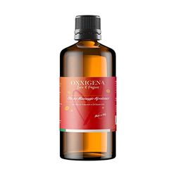 Oxxigena - Olio per Massaggi Afrodisiaco - 100% Naturale con Olio di Vinaccioli e Oli Essenziali di Patchouli e Ylang Ylang - Olio Corpo Idratante e Nutriente - Flacone da 100 ml - Made in Italy