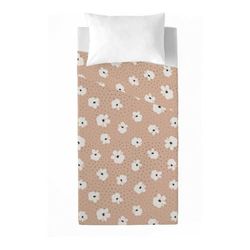 Popcorn Suri beddengoedset, beige, voor bed van 90 cm