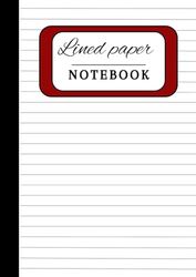 Lined paper notebook: Composition book for writing your ideas, thoughts 8.27x11.69 inches (A4 format) with 100 pages.