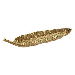 DKD Home Decor Resin Gold Brand Tray (41 x 10 x 5 cm) (Reference: S3017392)