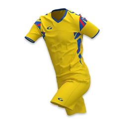 GEMS NATIONAL KIT - GUL AN01-0702, Gul/Ljusblå, XXL