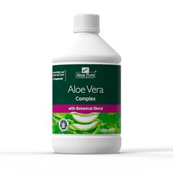 Optima Aloe Vera Complex Juice, Natural, Vegan, Cruelty Free, Food Supplement, 500 ml, Aloe Pura