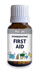 Phytopet Homeopathic First Aid | Homeopathic Remedy | For Dogs, Cats, Horses, Small Mammals, Pets | 10g