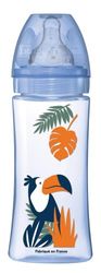 DODIE Anti-koliek zuigfles, rond, 330 ml + 6 maanden, 3 snelheden, debiet 3, blauw