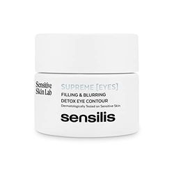 Sensilis - Supreme Eyes, Détox Eye Contaor avec de l'Acide Hyaluronique qui Réduisent les Sacs, les Donateurs et les Lignes d'expression, pour les Peaux Sèches et Normales