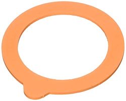 Hutchinson zak van 10 universele ringen met neusrubber oranje dia 85 voor terrines 350 g of glazen 1/2L-3/4L-1L-1,5L-2L
