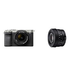 Sony α7CII + Lente SEL2860, Zoom 28-60mm F4-5.6 (Argento) + SEL-50F25G - Obiettivo Full-Frame Focale Fissa 50mm F2.5