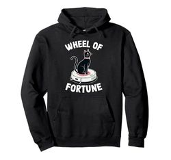 Wheel Of Fortune Robot Vacuum Cleaner Funny Cat Pullover Hoodie