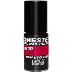 LAYLA Cosmetics One Step Gel Vernis à Ongles, Bellissimo Red, 1er Pack (1 x 5 ml)