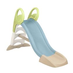 Smoby Life Tobogan GM - Tobogán Infantil 1,50 m con Conexión para Agua, Peldaños Antideslizantes, Asas Ergonómicas, Plástico Reciclado, Resistente a los Rayos UV, para Niños de +2 Años (7600820509)