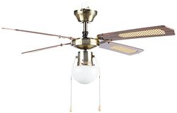 Farelek Bali Ventilateur de plafond 107 cm Brun