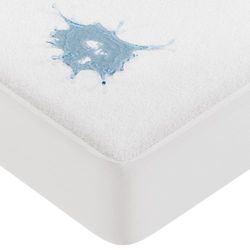 VOUNOT® 2pz Coprimaterassi Una Piazza e Mezza Impermeabili 135x190x30 cm, Certificato OEKO-TEX, Proteggi Materasso Traspirante e Antipolvere, Lavabile in Lavatrice, Bianco