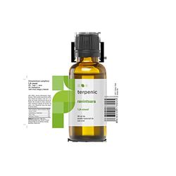 Terpenic Ravintsara Olio Essenziale | Chemiotipizzazione | Comfort Respiratorio, Rafforza difese naturali, uso in diffusore, topico e orale | Benessere responsabile per la respirazione e la cura