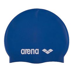 Arena klassisk barnsilikon badmössa – blå-blå, medium-en storlek passar alla