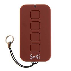 SeKi 433 X4, 433 MHz leerbare universele afstandsbediening voor garagedeuropener met 4 knoppen - garagedeur draadloze afstandsbediening ook voor draadloze stopcontacten