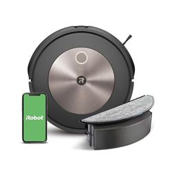 iRobot Roomba Combo j5 (j5176) Robotstofzuiger en Dweilrobot – Objectdetectie en -vermijding – Vermijdzones - Werkt met Spraakassistent (Alexa) - Ideaal voor dierenharen