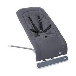 Chicco - Rhythm'n' Sound - Elektronisch Baby Wipstoeltje - Natuurgeluiden en Slaapliedjes - Automatische Schommelfunctie - Vanaf de Geboorte tot 9 kg - Donker grijs