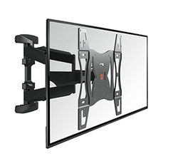 Vogel's BASE 45 L Suporte de parede para TV, inclinável e giratório 180º, para televisores entre 40-82 polegadas (102-208 cm), VESA máx. 600 x 400, carga máxima 45 kg, certificação TÜV
