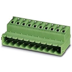 PHOENIX CONTACT FKIC 2.5/4-ST-RN Lot de 50 connecteurs de circuit imprimé 12 A 320 V 4 niveaux de potentiel 4 broches par rangée 4 Nombre de connecteurs 5 mm Vert