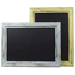 Chalkboards UK Pale Blue Kitchen Blackboard, Wood, 93.5 x 69.5 x 5 cm