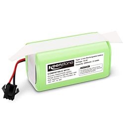 Keenstone Batterie Li-ION 2600mAh 14,4V pour Bagotte BG600 BG700 IKOHS NETBOT S14 S15 Eufy RoboVac 11 11S 11S Max 30 30C 35C 12 15C 15C Max DEEBOT 605 N79S Conga Excellence 990 950