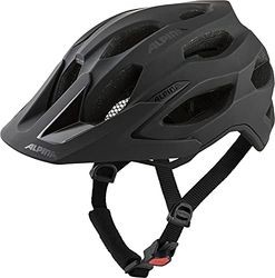 ALPINA Unisex - Adult, CARAPAX 2.0 cycling helmet, black matt, 52-57 cm