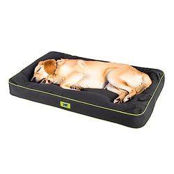 Ferplast Cuccia Ortopedica per Cani Extra Large Materassino per Cani Impermeabile e Antigraffio Cuccia Morbida Polo, 110 x 70 x h 8 CM, NERA