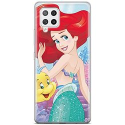 Funda para teléfono móvil de ERT GROUP para Samsung A42 5G Original y con Licencia Oficial de Disney con diseño Ariel and Flounder 001 Adaptada a la Forma del teléfono móvil, Funda Hecha de TPU