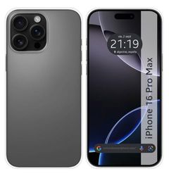 Transparent TPU gel silikonfodral för iPhone 16 Pro MAX (6.9)