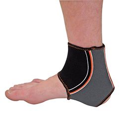 Aidapt Extra Large Elasticated Compression Rehabilitation Ankle Support Brace for Plantar Fasciitis, Tendonitis, Ligament Damage and Muscle Injury. Aid for Men and Women