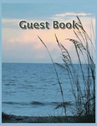 Guest Book: Vacation Visitor Login Journal for Airbnb, condo or home. Beach and Ocean tourist.