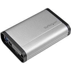 StarTech.com Boîtier d'acquisition vidéo DVI haute performance par USB 3.0 - 1080p 60 fps - Aluminium (USB32DVCAPRO)