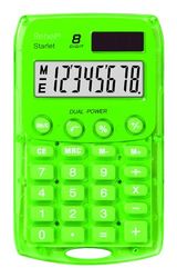 Rebel 77234V Calculatrice de poche 8 chiffres solaire/pile Vert