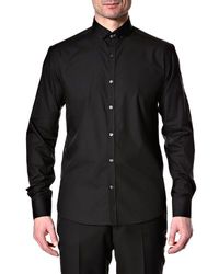 SELECTED HOMME Affärsskjorta för män Slim Fit 16034543 One Mix Mile Shirt ls NOOS, Svart (Black), 48 SE