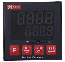 RS PRO PID temperatuurregelaar 1/16 DIN, 3 x stroom, relaisuitgang/weerstandsthermometer, thermoelement met