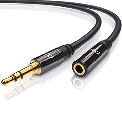 CSL - Cable auxiliar de audio (3,5 mm, 10 m, 3,5 mm, para smartphones, Apple, iPhone, iPad, tabletas, auriculares, Echo Dot, coche, estéreo, reproductores MP3)
