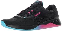 Reebok Unisex Nano X4 Sneaker, zwart/BOLCYA/LASPIN, 11 UK, Zwarte Bolcya Laspin, 45.5 EU