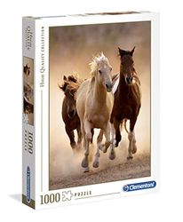 Clementoni - 39168.4 - Puzzle - 1000 Pièces - Chevaux au Galop