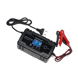 OVERMUST 12V-8A;24V-4A Car Battery Charger/Manteiner - Fully Automatic - Protection against Overcharge, Shortcircuit etc. - Intelligent Display - Portable and Easy to Use