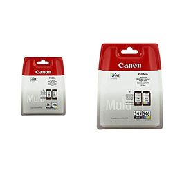 Canon PG-545/CL-546 Cartouche Multipack Noire + Couleur (Multipack plastique) & PG-545/CL-546 Multi pack SEC Cartouche d'encre