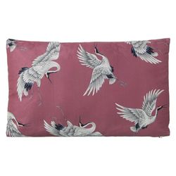 Alexandra House Living Kudde rosa textil 50 x 30 cm