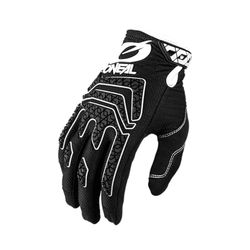 O'NEAL | Cykel & Motocross handske | MX MTB DH FR Downhill Freeride | Slitstarka, flexibla material, silikontryck för grepp | Sniper Elite Glove | Vuxna | Svartvitt | Storlek L