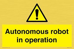 Autonome robot in operatiebord - 300x200mm - A4L