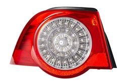 HELLA 2VA 009 246-091 Piloto traseira - LED - transparente/vermelho - Parte exterior ECE - esquerda