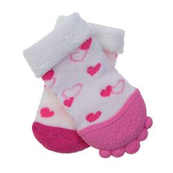 Nûby bijtsokken, helder, 3 m, groen Roze