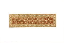 Eden Carpets Agra Tappeto Annodato a Mano, Cotone, Multicolore, 80x283 cm