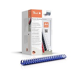 Peach PB444-04 Plastic Binding Combs A4 44 mm 440 Sheets Pack of 50 Blue