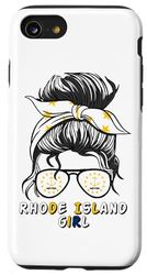 Carcasa para iPhone SE (2020) / 7 / 8 Rhode Island USA Girl USA Rhode Island Mom Womens